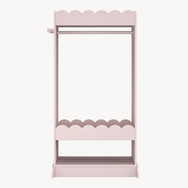 Guardaroba Vestnes per Cameretta con Specchio - Rosa [en.casa]