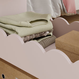 Guardaroba Vestnes per Cameretta con Specchio - Rosa [en.casa]