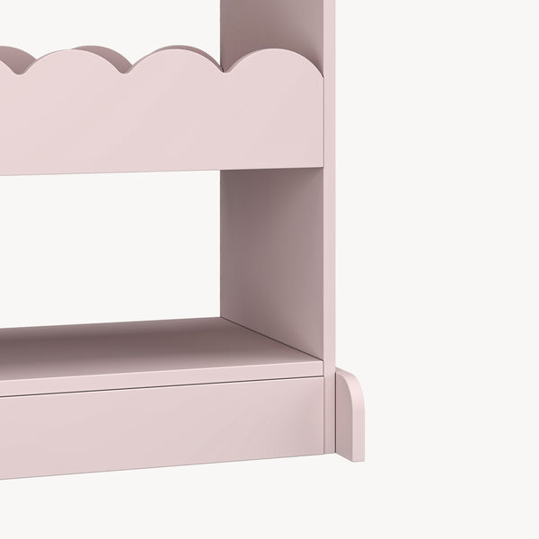 Guardaroba Vestnes per Cameretta con Specchio - Rosa [en.casa]