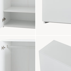Armadio Beldinupp per Cameretta 123 x 60 x 40 cm [en.casa]