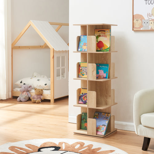 Libreria Girevole per Cameretta Talöpintaa Scaffale Rotante Espositore [en.casa] 