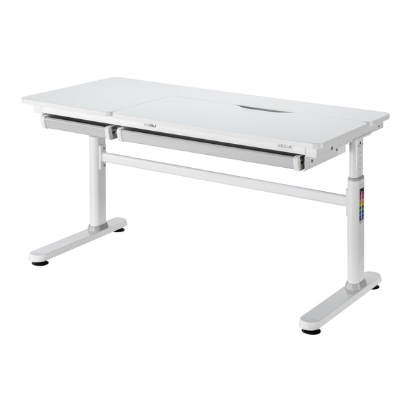 Scrivania per Bambini Sauda Piano Inclinabile e Regolabile in Altezza [en.casa]