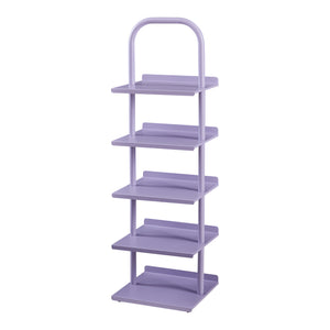 Scarpiera Poytya per Cameretta Scaffale in Acciaio 96x30x27 cm - [en.casa]