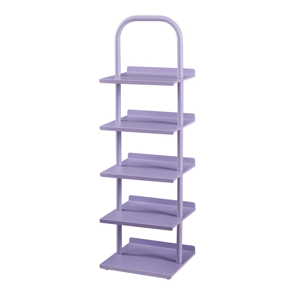Scarpiera Poytya per Cameretta Scaffale in Acciaio 96x30x27 cm - [en.casa]
