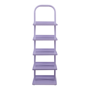 Scarpiera Poytya per Cameretta Scaffale in Acciaio 96x30x27 cm - [en.casa]