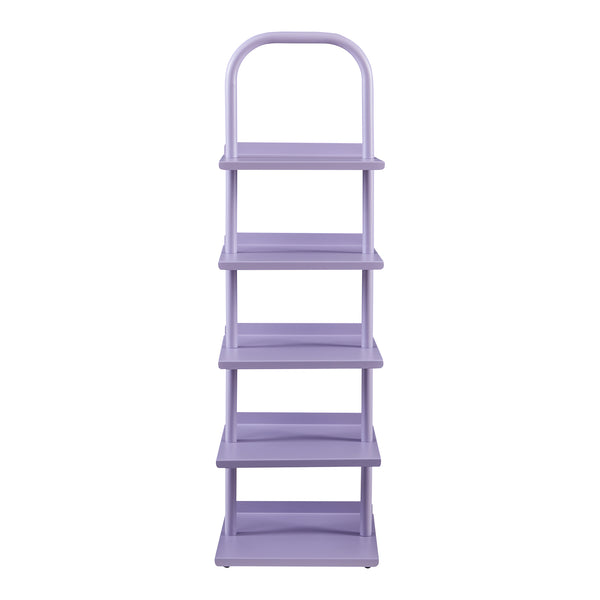 Scarpiera Poytya per Cameretta Scaffale in Acciaio 96x30x27 cm - [en.casa]