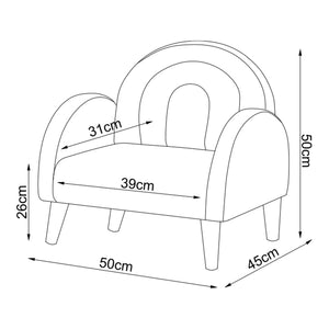 Poltroncina per bambini Sorreindi [en.casa]