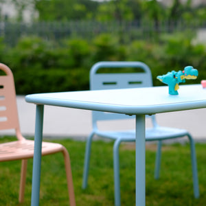 Gruppo di sedute per bambini Etroubles acciaio multicolore [casa.pro]