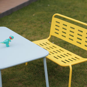 Gruppo di sedute per bambini Etroubles acciaio multicolore [casa.pro]