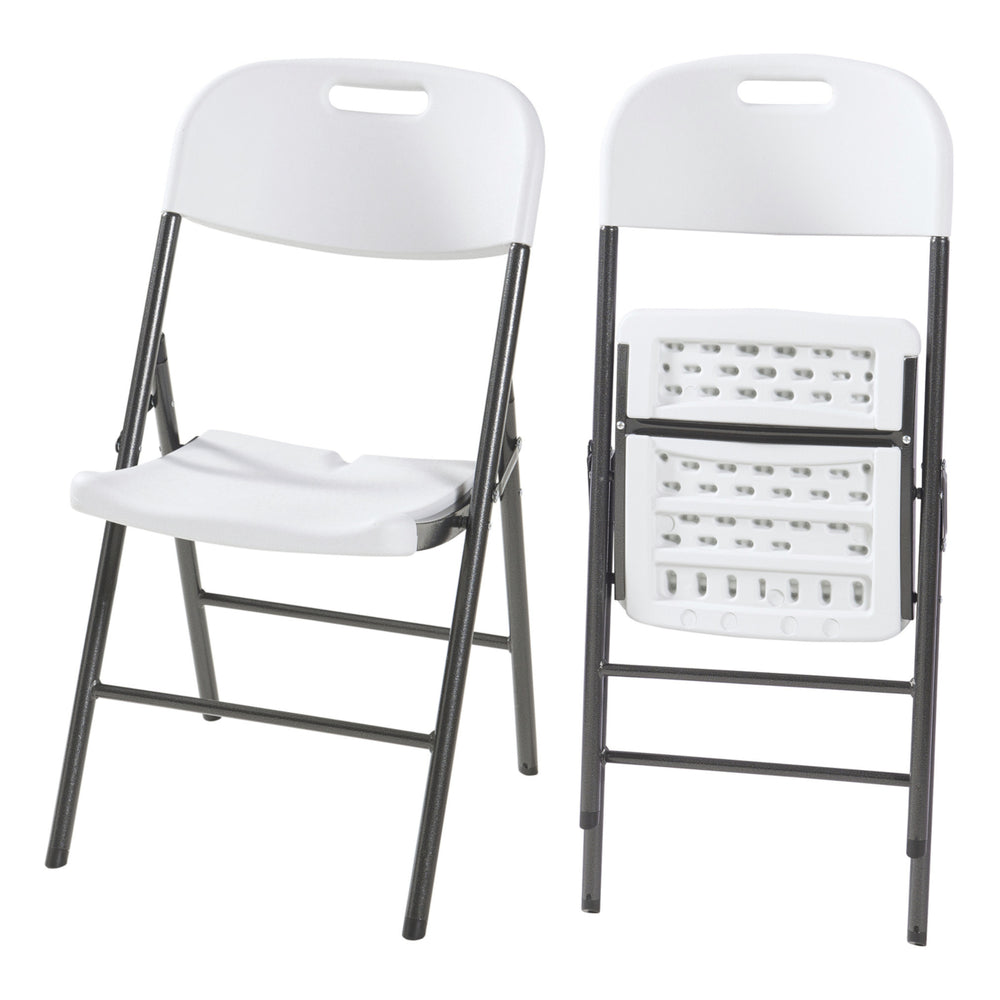 Sedia pieghevole Ljusnarsberg set in plastica [en.casa]