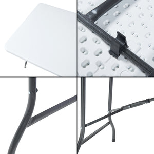 Tavolo pieghevole Ljusnarsberg in plastica [en.casa]