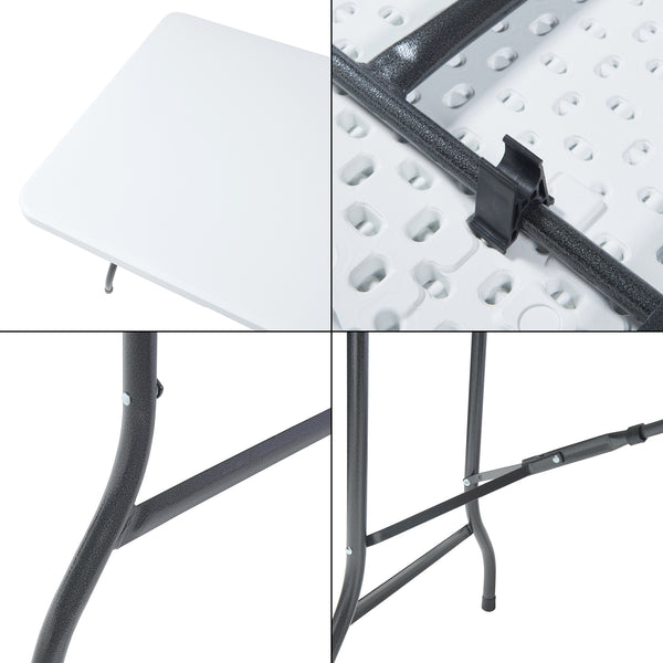 Tavolo pieghevole Ljusnarsberg in plastica [en.casa]