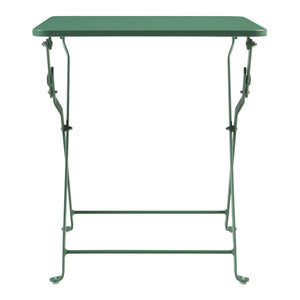 Tavolo pieghevole Vegårshei acciaio 45x40x40 cm [en.casa]