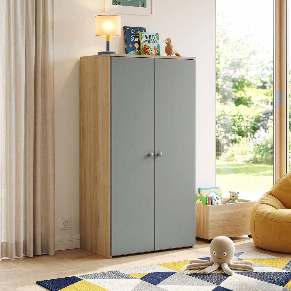 Armadio Beldinupp per Cameretta 123 x 60 x 40 cm [en.casa]