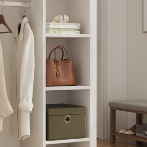 Armadietto Aperto per Guardaroba Nesbyen [en.casa] 