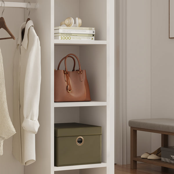 Armadietto Aperto per Guardaroba Nesbyen [en.casa] 