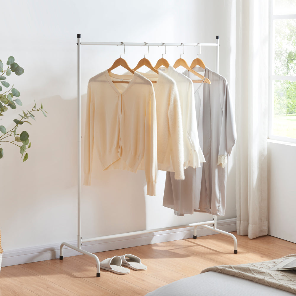 Appendiabiti Haderup 137 x 100 x 45 cm Bianco [en.casa]