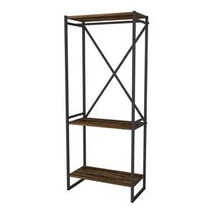 Stand Appendiabiti 'Ulstein' Organizzatore Guardaroba con Barra Variabile e 3 Ripiani - Vari Colori [en.casa] 