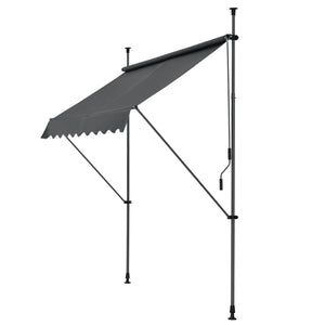 Tenda da Sole a Muro 'Stem' con Pali di Supporto Telescopici pro.tec 
