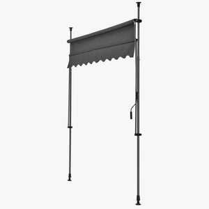 Tenda da Sole a Muro 'Stem' con Pali di Supporto Telescopici pro.tec 