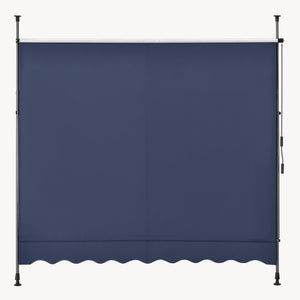 Tenda da Sole a Muro con Pali di Supporto Telescopici pro.tec