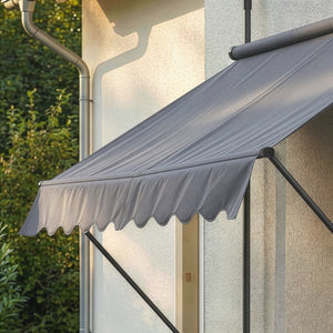 Tenda da Sole a Muro con Pali di Supporto Telescopici pro.tec