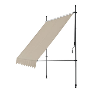 Tenda da Sole a Muro 'Stem' con Pali di Supporto Telescopici pro.tec 