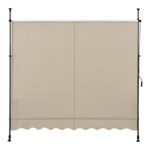 Tenda da Sole a Muro 'Stem' con Pali di Supporto Telescopici pro.tec 