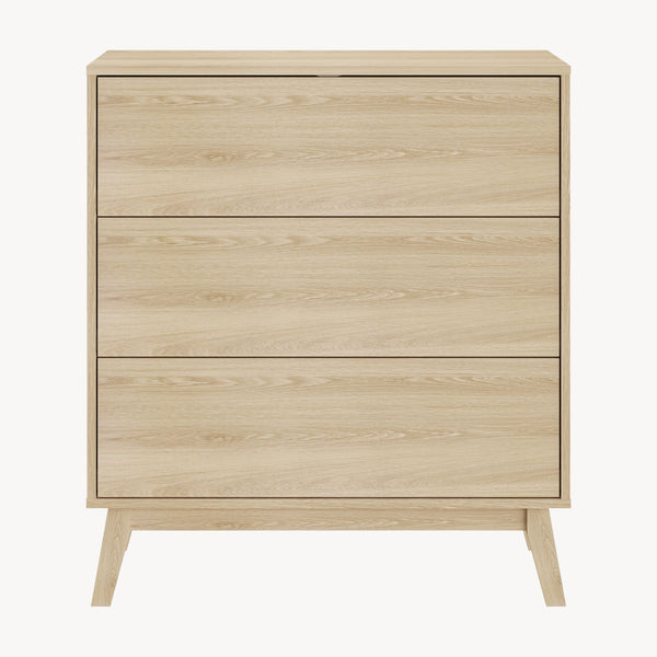 Cassettiera Aastmabospoo Comò a 3 Cassetti 90 x 80 x 40 cm  [en.casa]