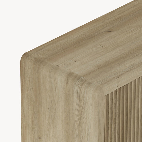 Credenza Lukkodso Comò con Anta e 3 Scomparti Aperti 82 x 75 x 30 cm [en.casa]
