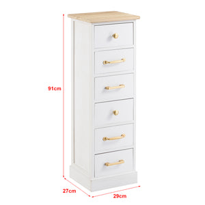 Comò Salo con 6 cassetti 91x29x27cm in vari colori [en.casa]