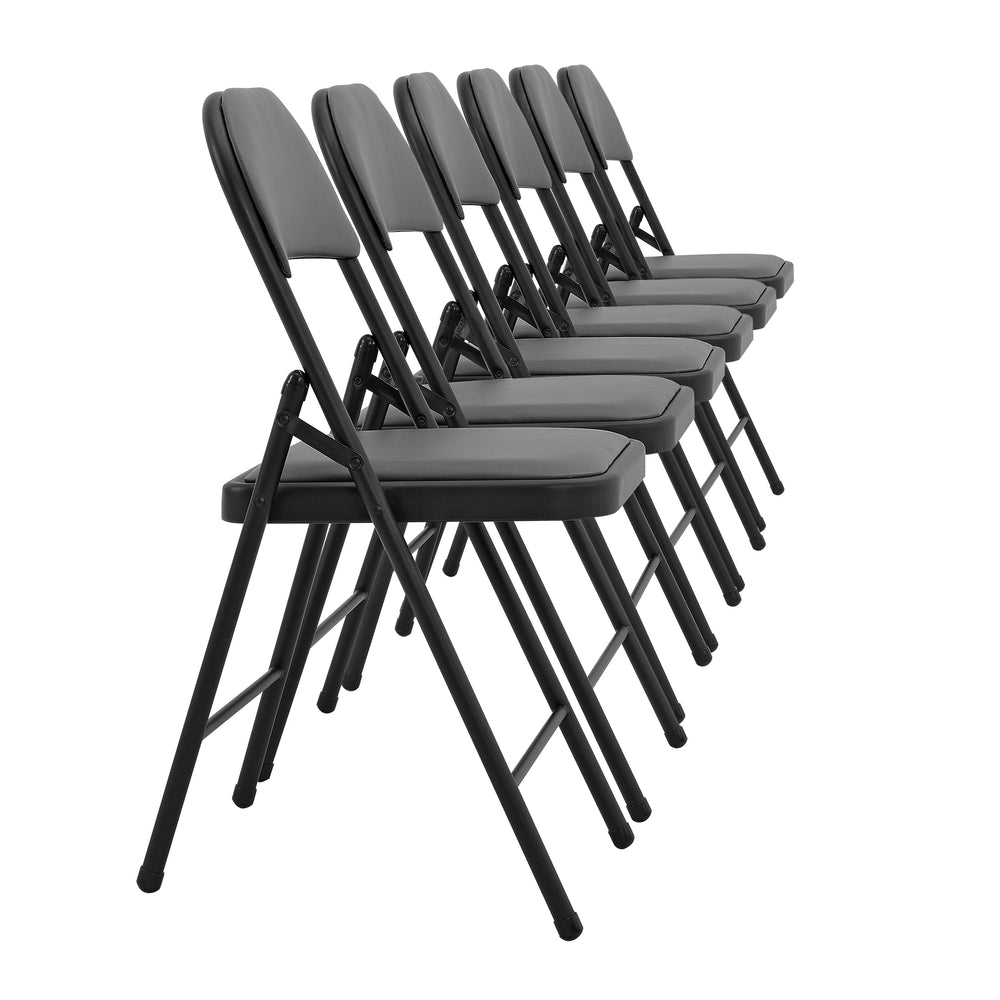 Sedia da conferenza set da 6 in similpelle in diversi colori [pro.tec] - premiumXL