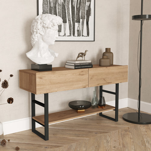 Consolle Lappeenranta 139x43x76cm in diversi colori [en.casa] - premiumXL
