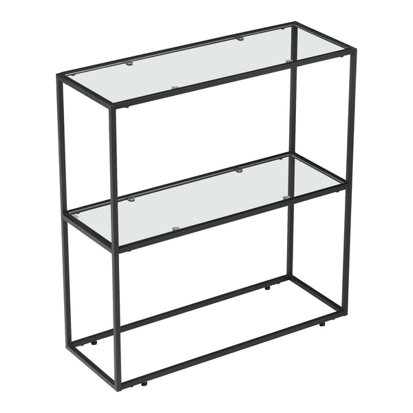 Tavolo a Consolle Konnevesi in Metallo con 2 Piani - Vari Modelli [en.casa]