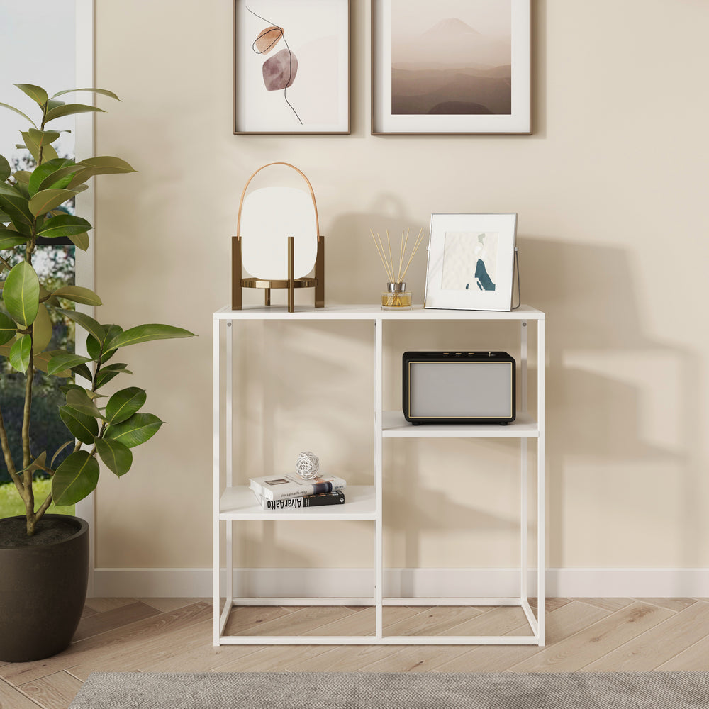 Konsolentisch Strömstad mit 3 Ablagen in versch. Farben [en.casa] - premiumXL