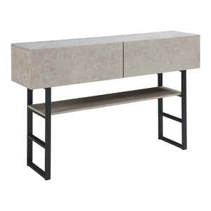 Tavolo Consolle Varberg con Cassetti e Ripiano 75 x 120 x 30 cm [en.casa]
