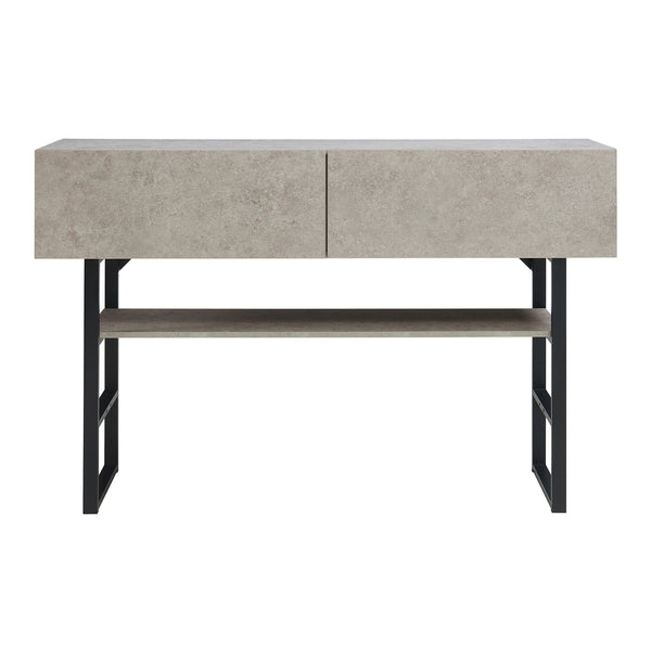 Tavolo Consolle Varberg con Cassetti e Ripiano 75 x 120 x 30 cm [en.casa]
