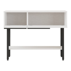 Tavolo Consolle Vesanto con Scomparti Chiusi 100 x 30 x 76 cm [en.casa] 