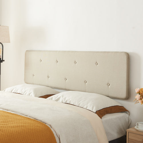 Testiera Letto Tokke Testata Imbottita da Parete [en.casa] 
