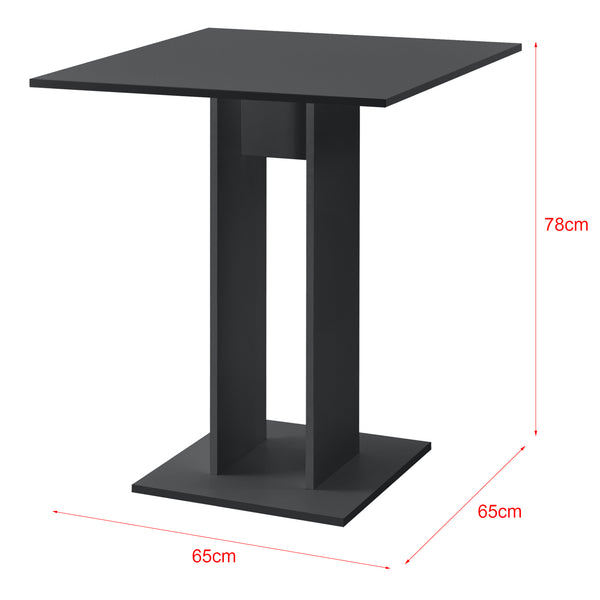 Tavolo Quadrato Lindesnes da Cucina Pranzo Bar 65 x 65 x 78 cm - Vari Colori [en.casa]