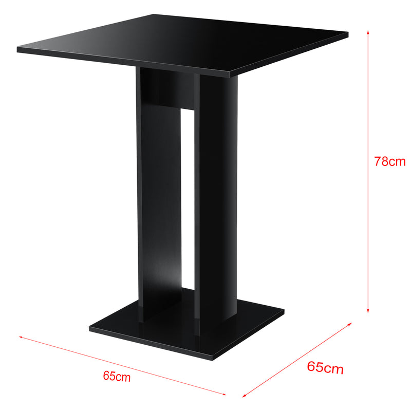 Schizzo in scala Tavolo Quadrato Lindesnes da Cucina Pranzo Bar 65 x 65 x 78 cm - Vari Colori [en.casa]