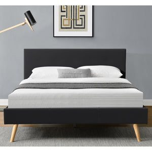 Letto imbottito Funchal con materasso in varie misure e colori Corium