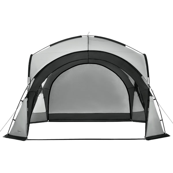 Tenda 'Grästorp' per Eventi - Gazebo con Illuminazione a LED Zanzarieri e 2 Pareti Chiudibili - Vari Colori [pro.tec] 