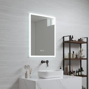 Specchio da bagno LED Scafa bianco in varie misure [pro.tec] - premiumXL
