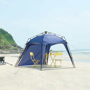 Gazebo pieghevole Barendrecht con illuminazione LED 2,5x2,5 metri [pro.tec]