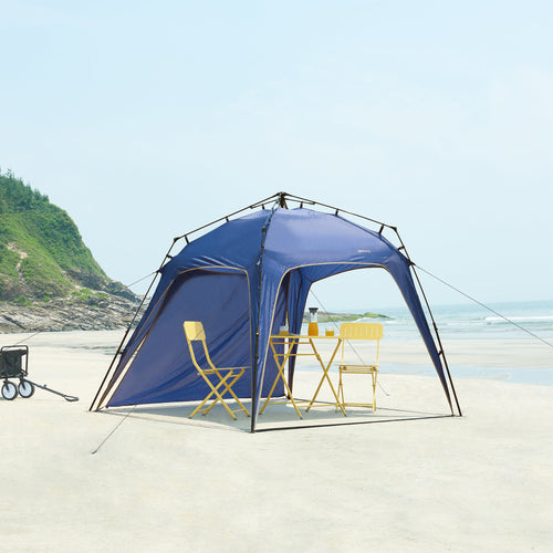 Gazebo pieghevole Barendrecht con illuminazione LED 2,5x2,5 metri [pro.tec]