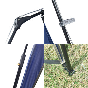 Gazebo pieghevole Barendrecht con illuminazione LED 2,5x2,5 metri [pro.tec]