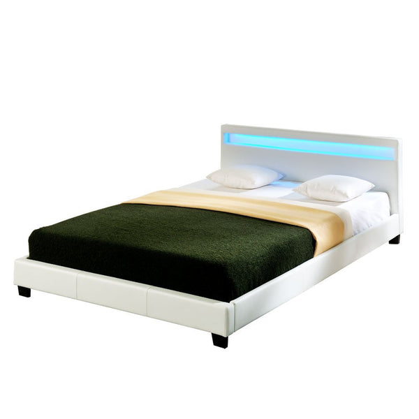 Letto imbottito LED Paris in vari colori e dimensioni [Corium]
