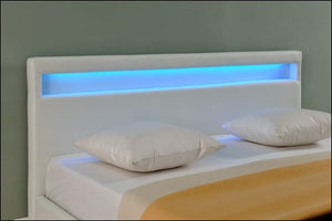 Letto imbottito LED Paris in vari colori e dimensioni [Corium]