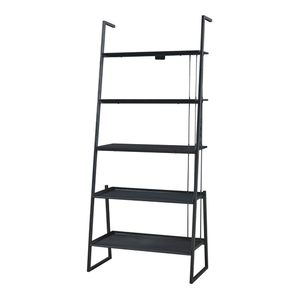 Scaffale a Scala Storfjord - Nero [en.casa]